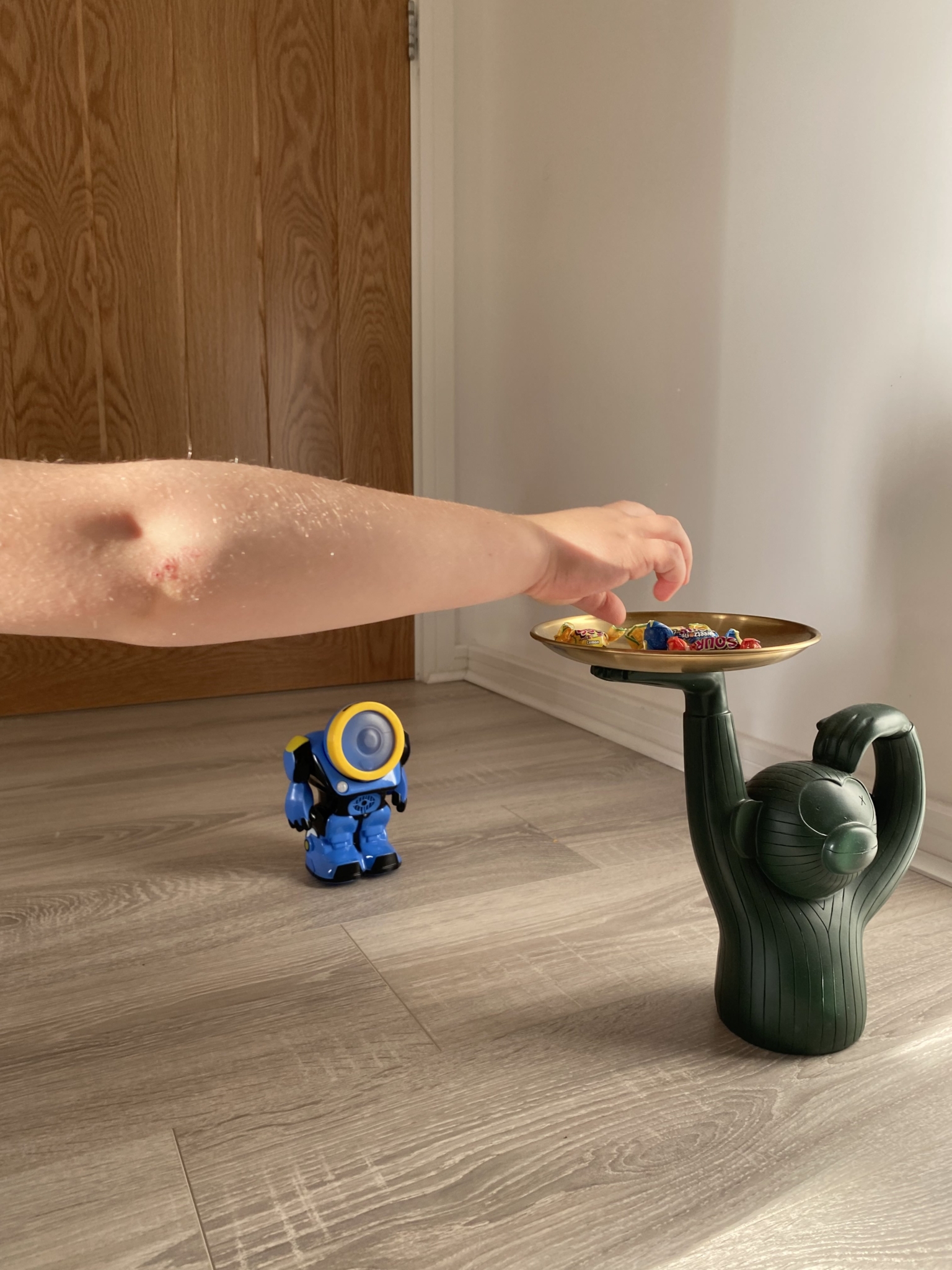 Cameo Stealing Sweets from Helpful Monkey and SpyBot